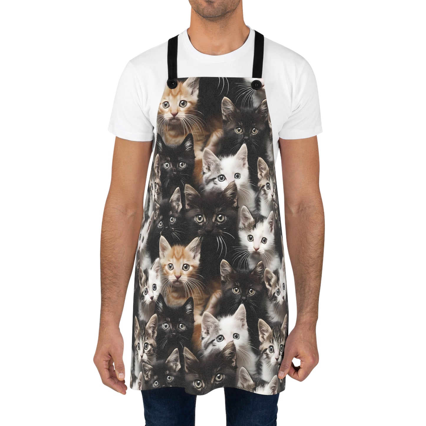 Cozy Kitten Crowd Apron