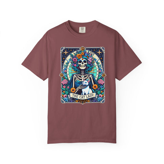 Cat Lady Tarot Card T-Shirt