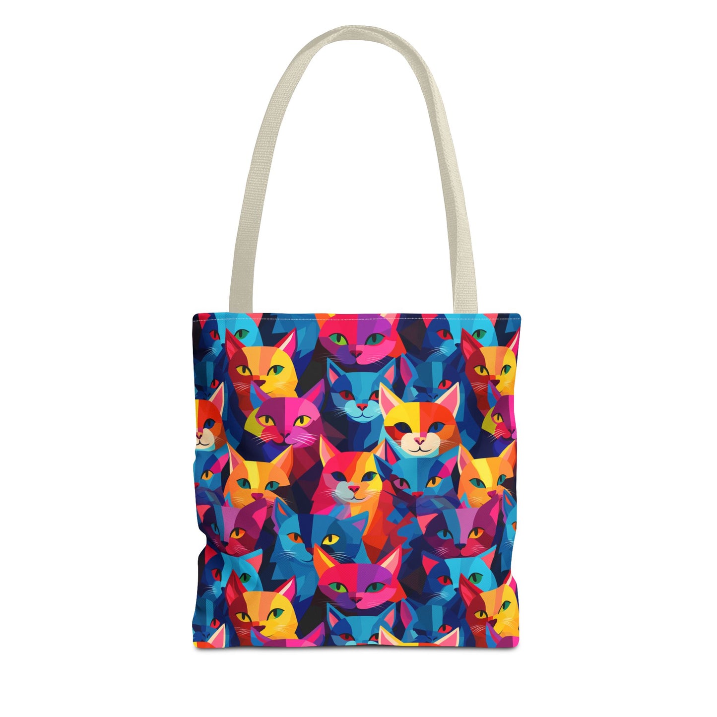 Prismatic Paws Tote Bag