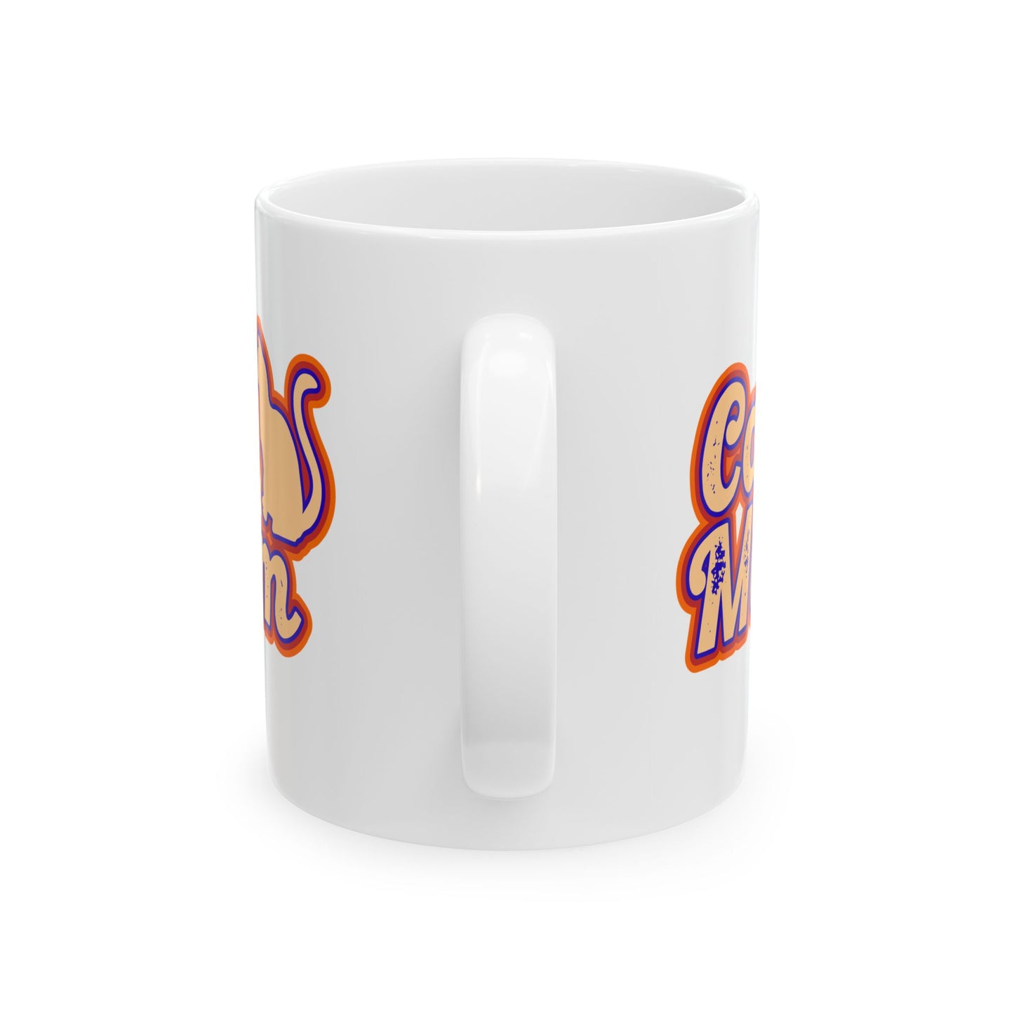 Vintage Cat Mom Coffee Mug