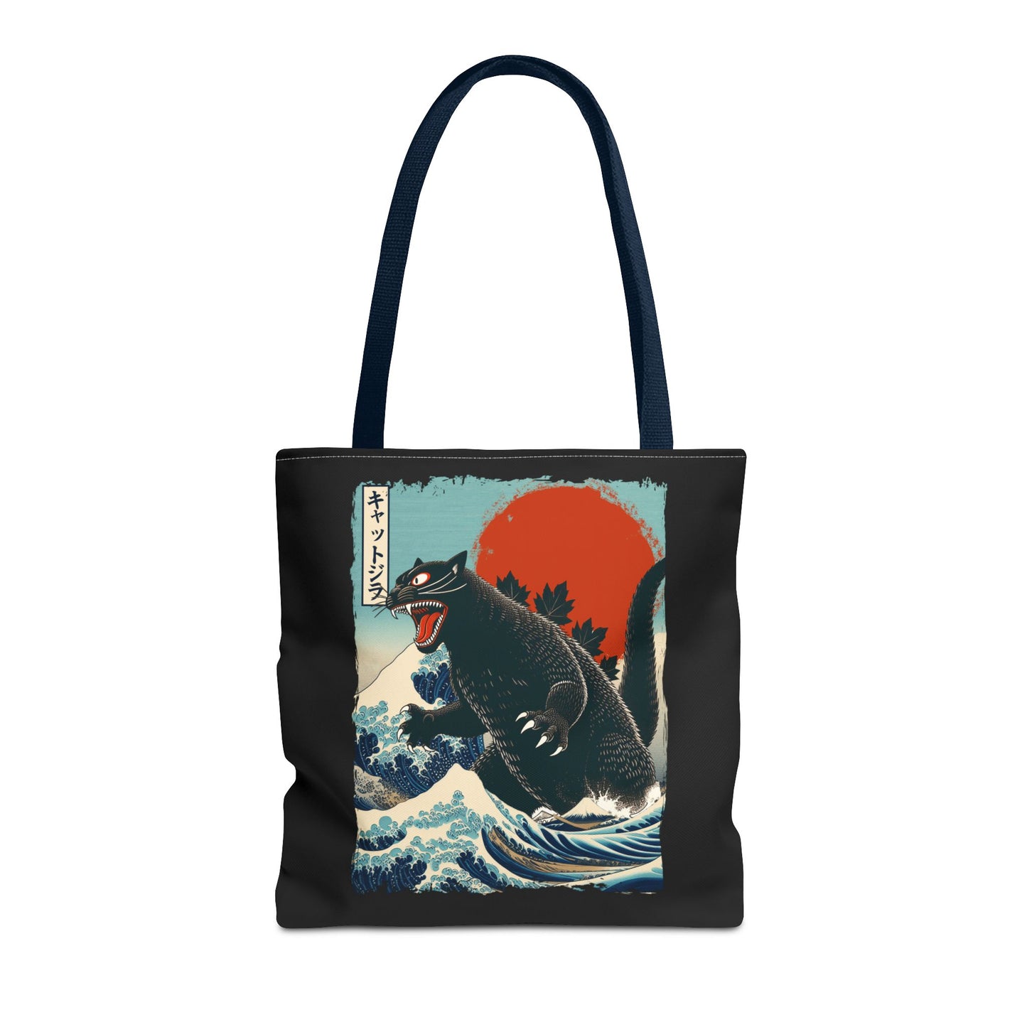 Catzilla Japanese Art Tote Bag