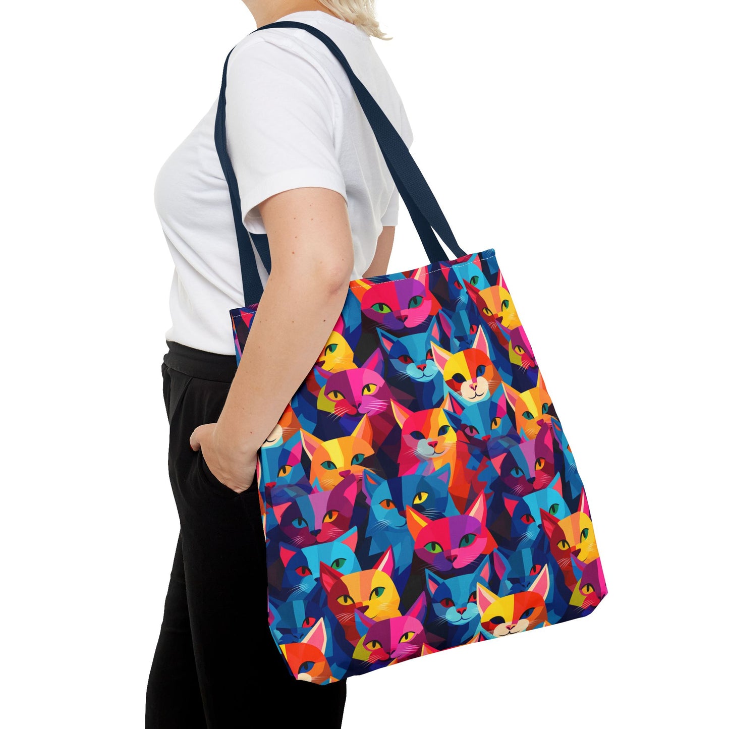 Prismatic Paws Tote Bag