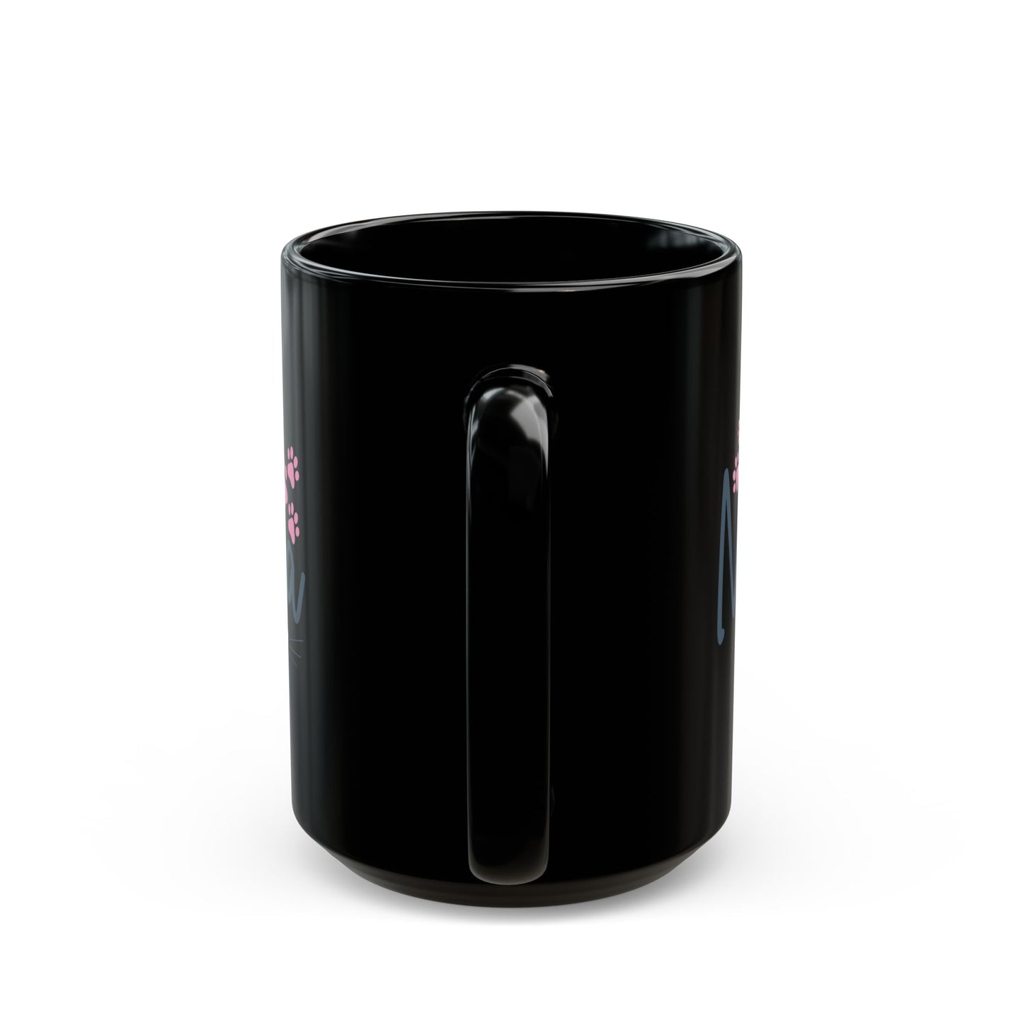 Cat Mama Black Coffee Mug