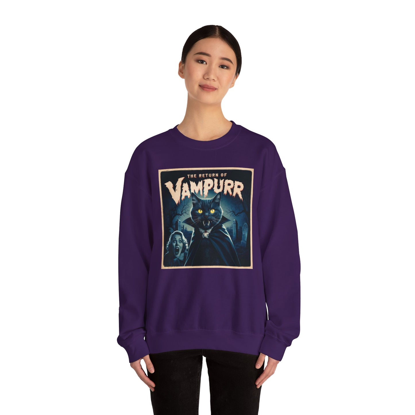 The Return Of Vampurr Movie Crewneck Sweatshirt