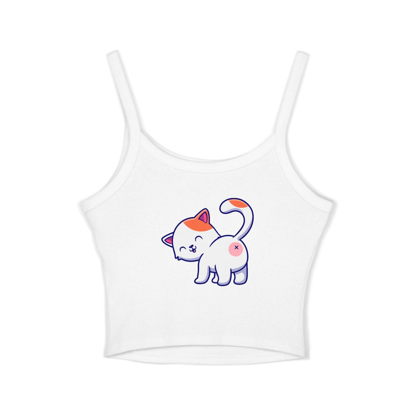OnlyCats Cat Butt Women's Spaghetti Strap Tank Top