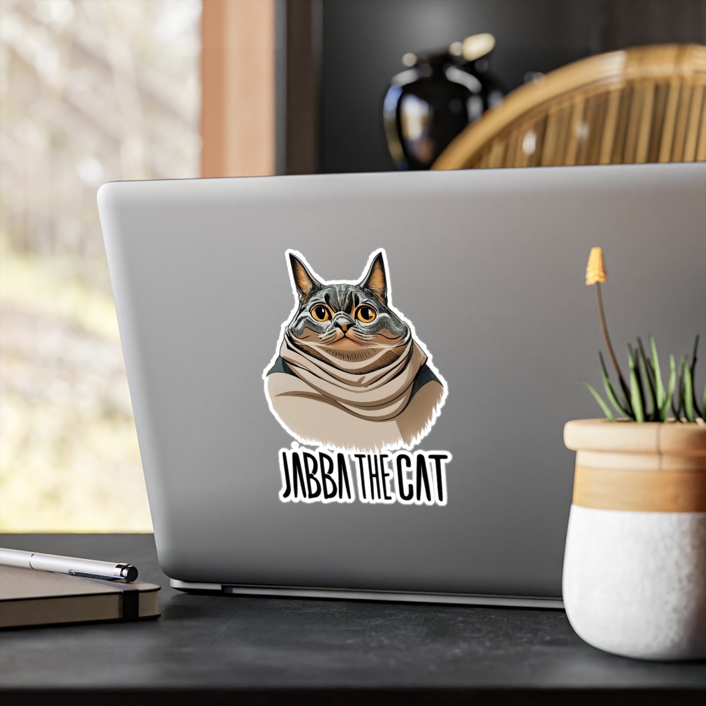 Jabba The Cat Vinyl Decal