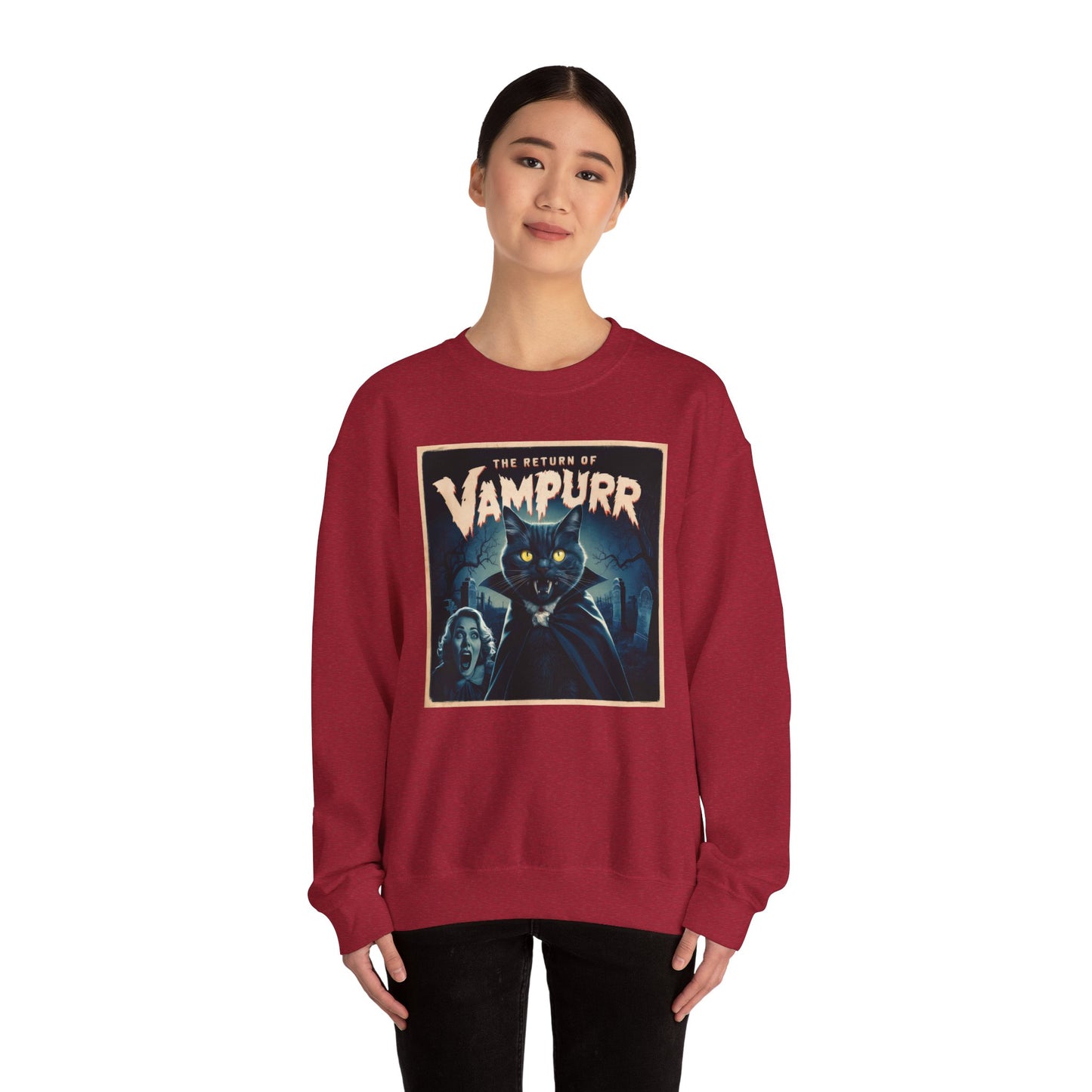 The Return Of Vampurr Movie Crewneck Sweatshirt