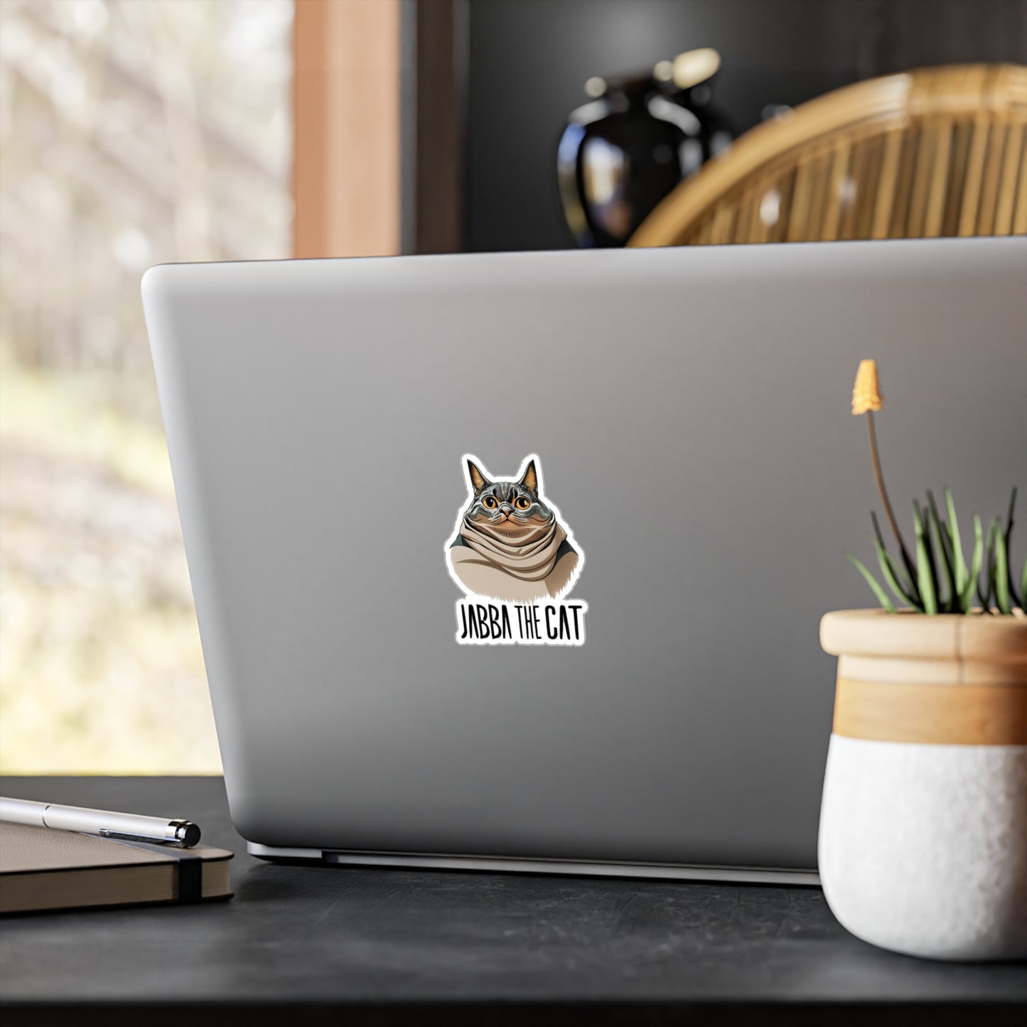 Jabba The Cat Vinyl Decal