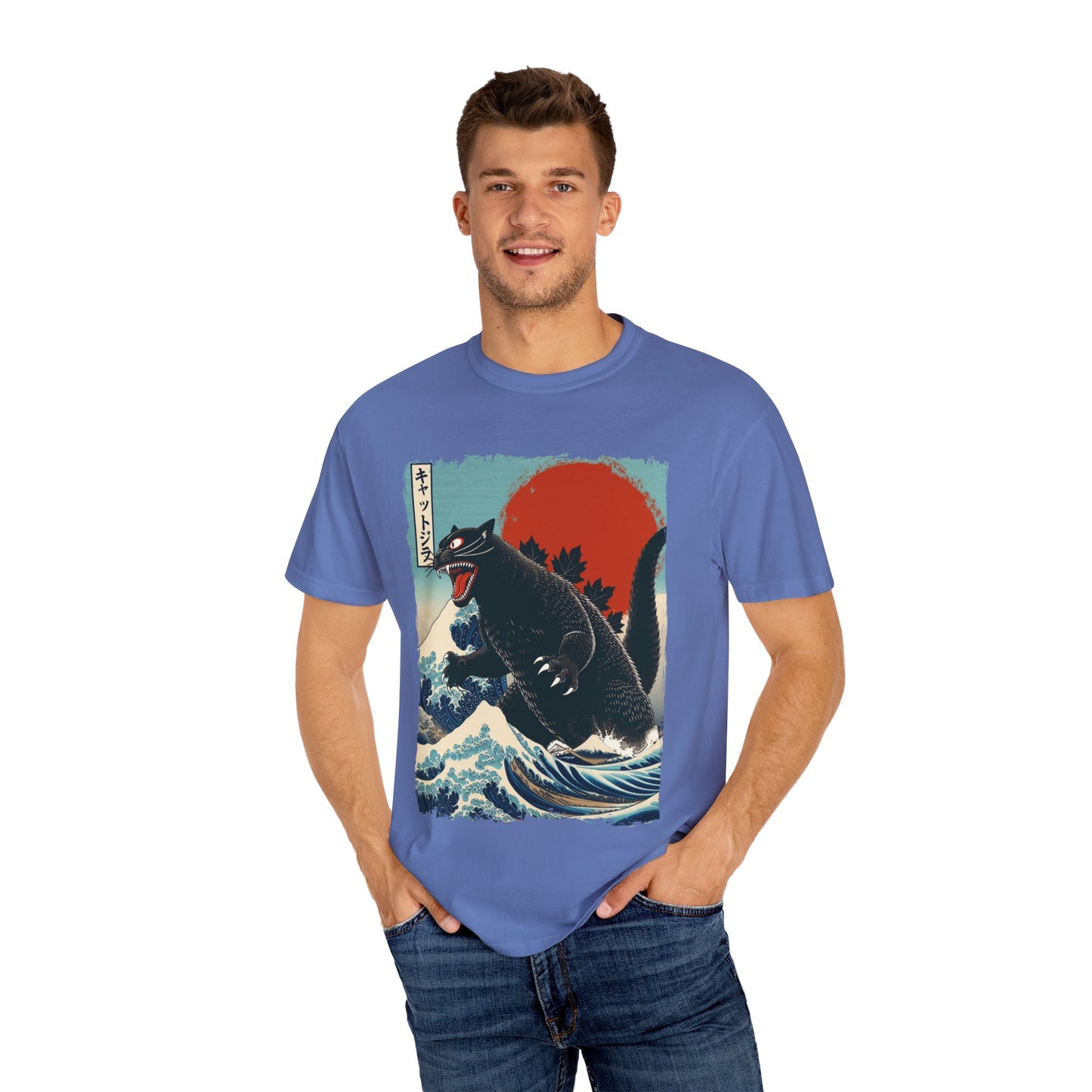 Catzilla Japanese Art T-Shirt