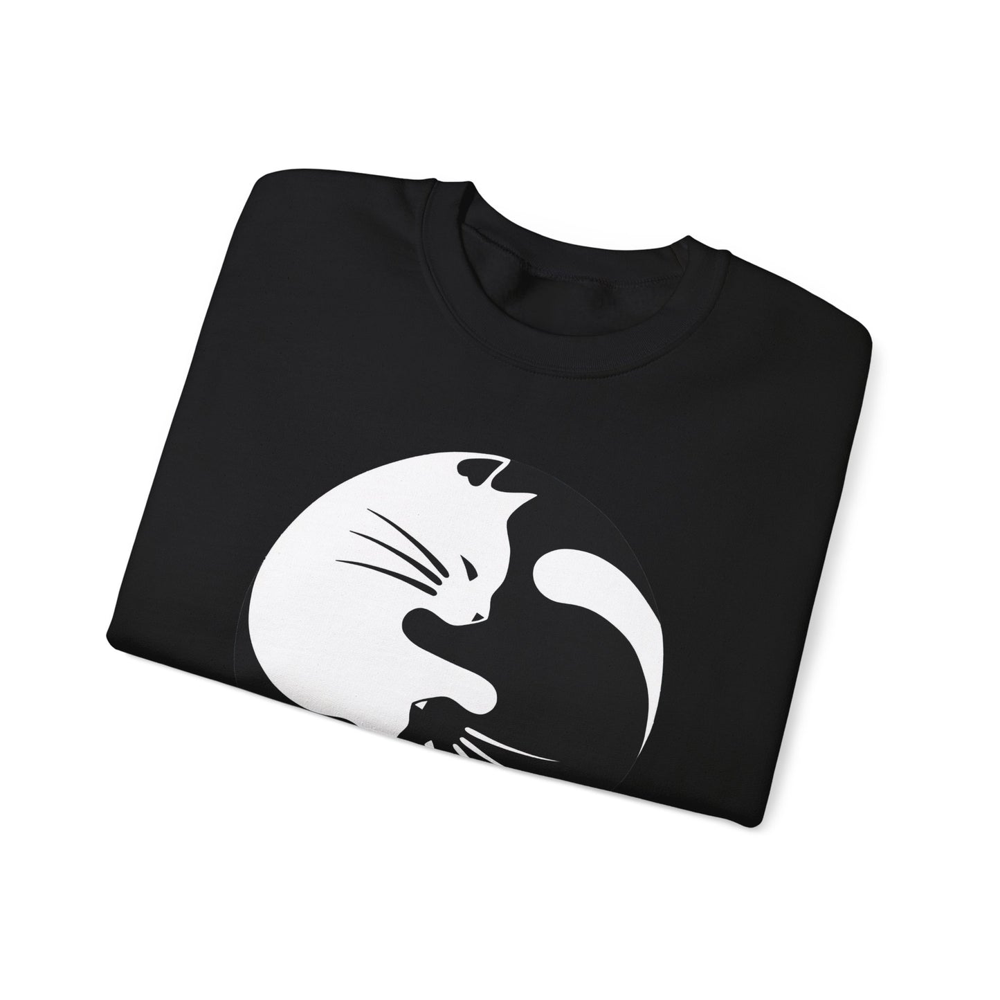 Yin Yang Kitties Crewneck Sweatshirt