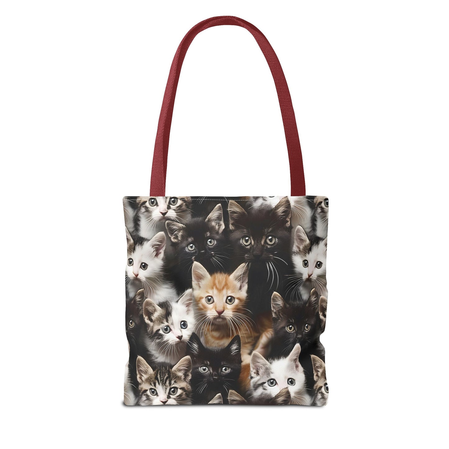 Cozy Kitten Crowd Tote Bag
