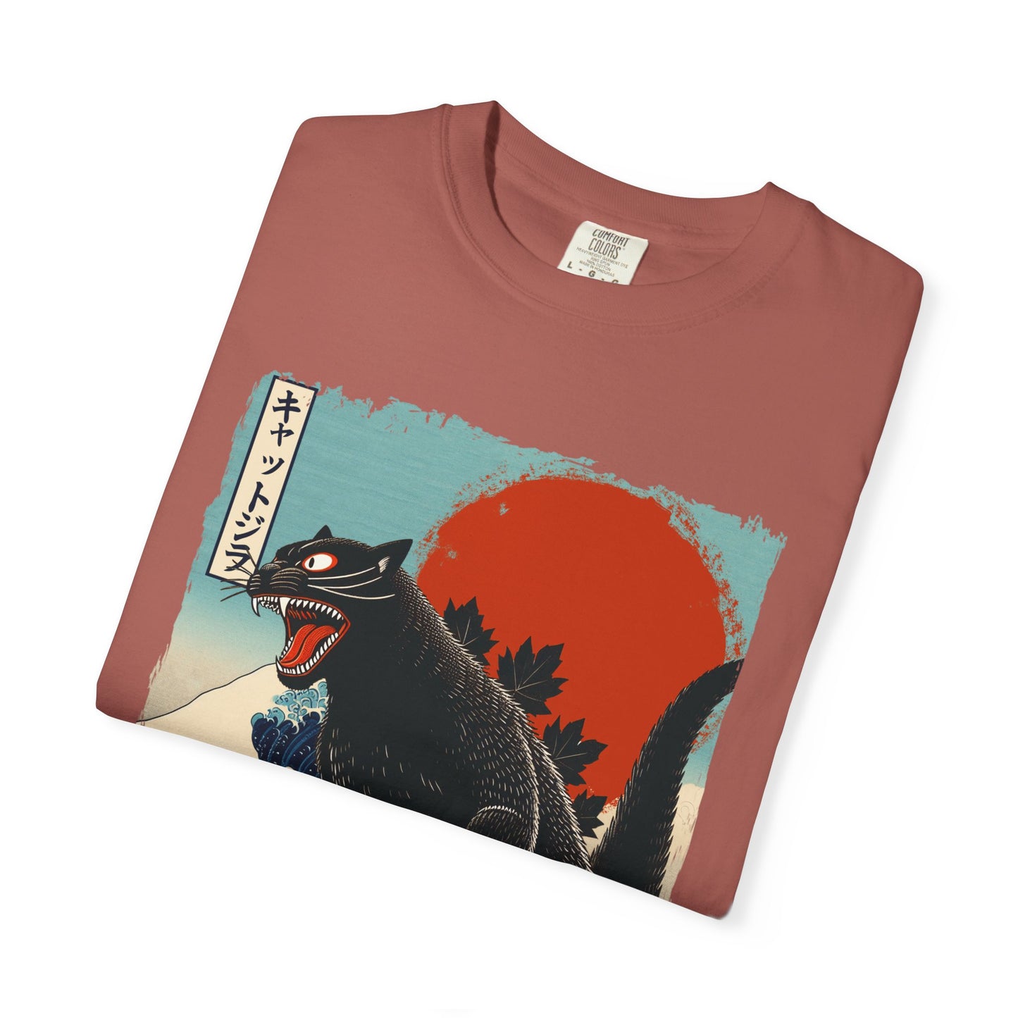 Catzilla Japanese Art T-Shirt