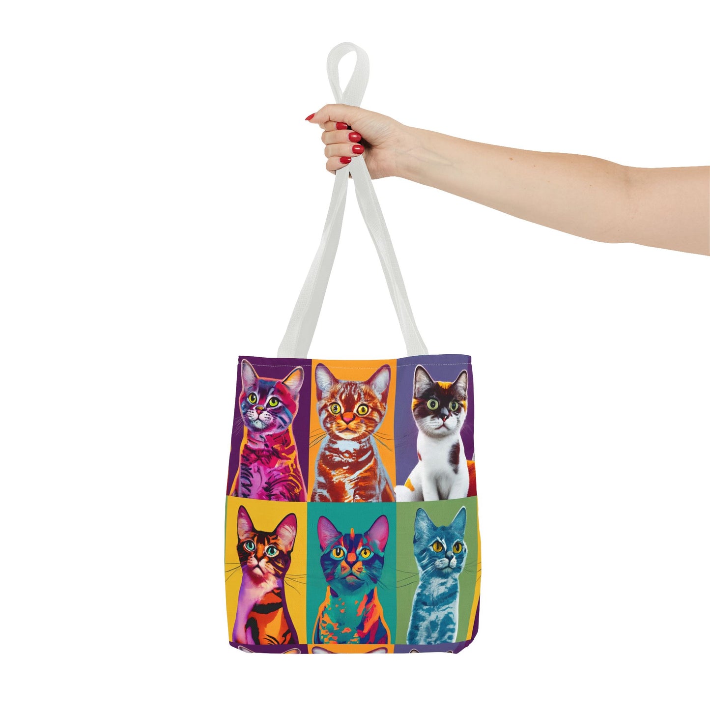 Catty Warhol Tote Bag