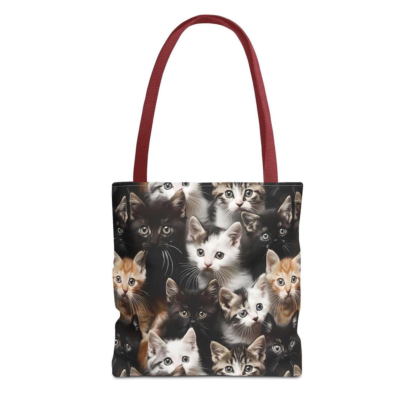 Cozy Kitten Crowd Tote Bag