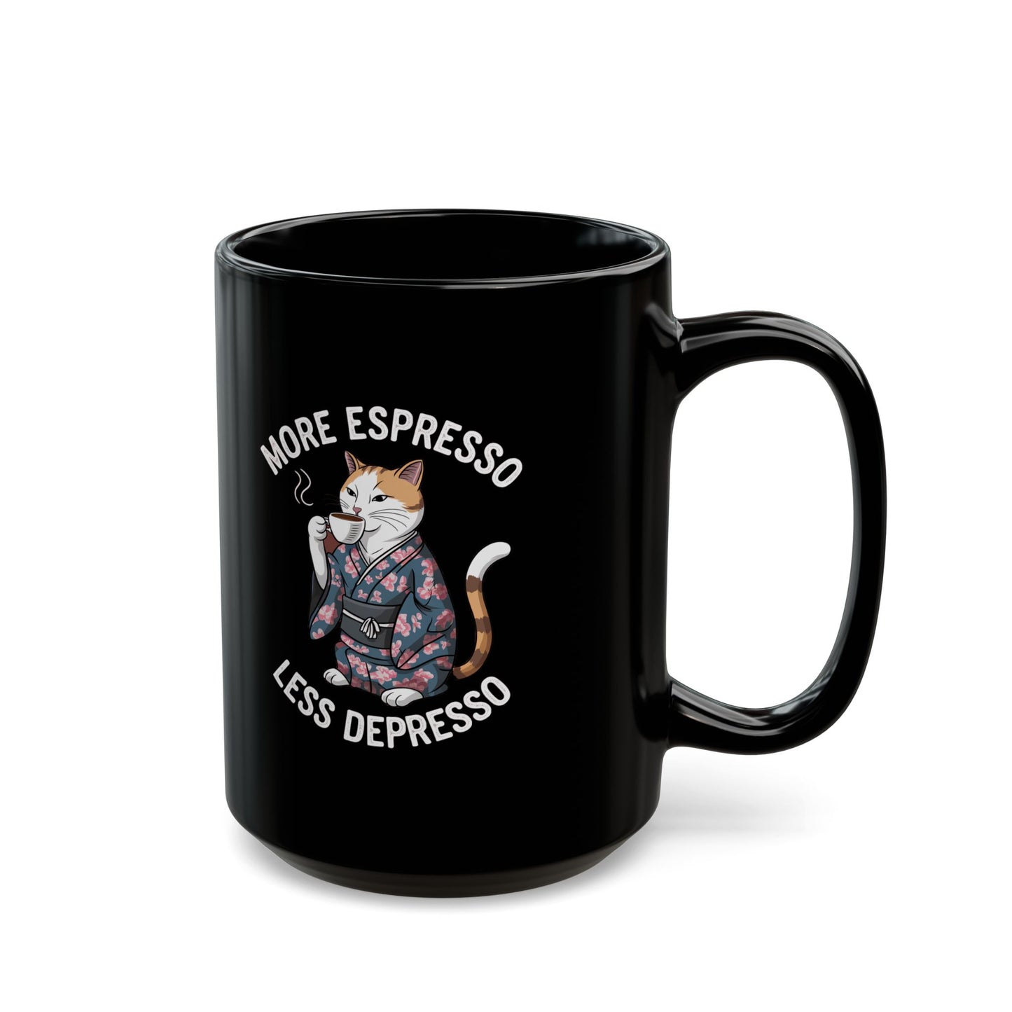 More Espresso Less Depresso Coffee Mug