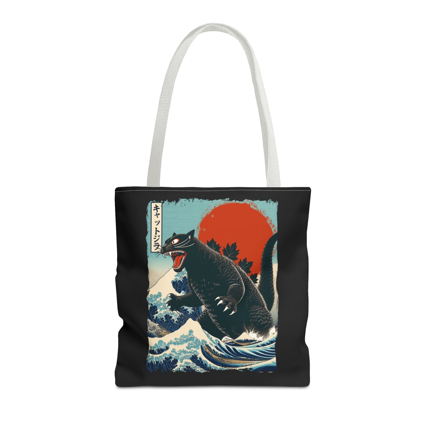 Catzilla Japanese Art Tote Bag