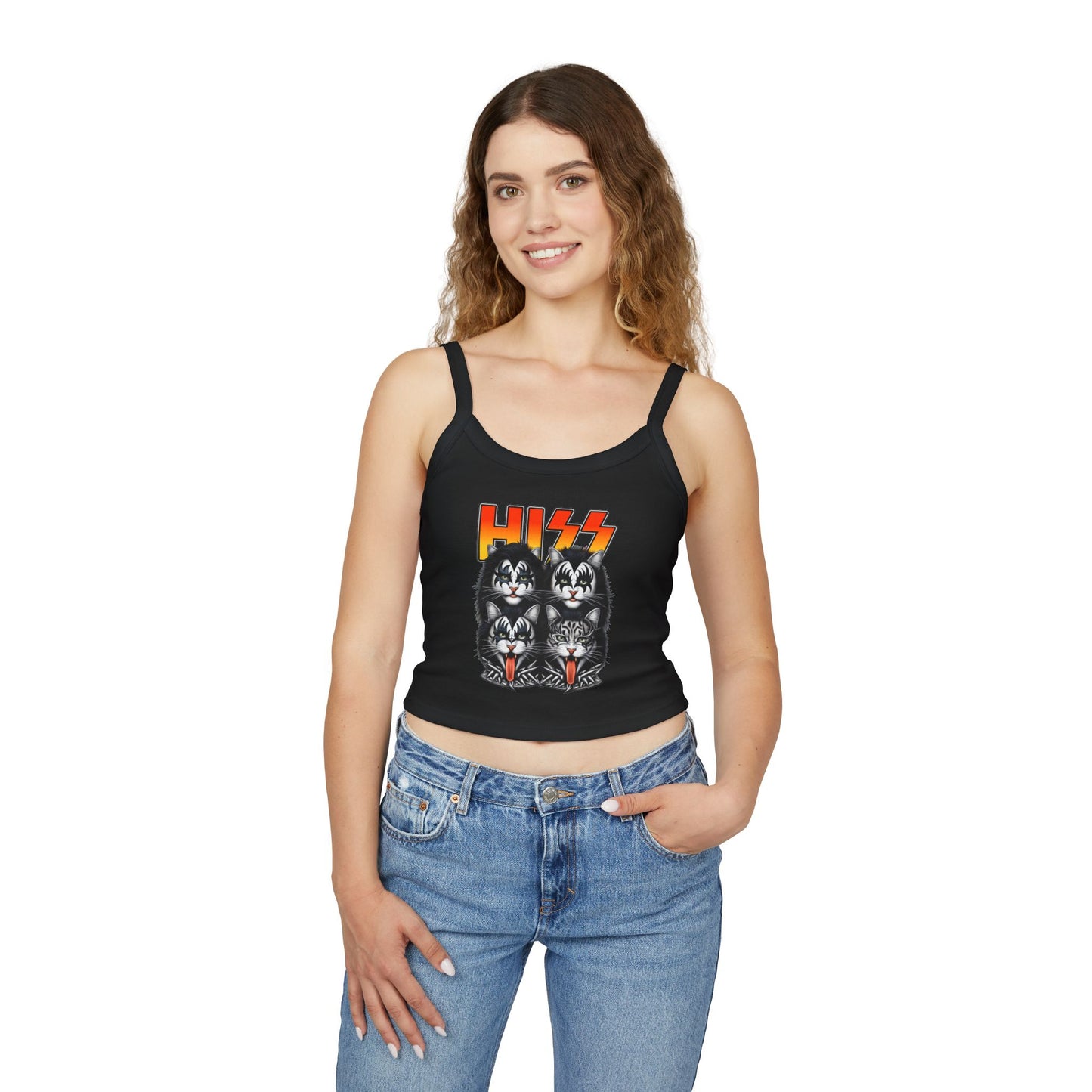 Hiss Band Women's Spaghetti Strap Tank Top