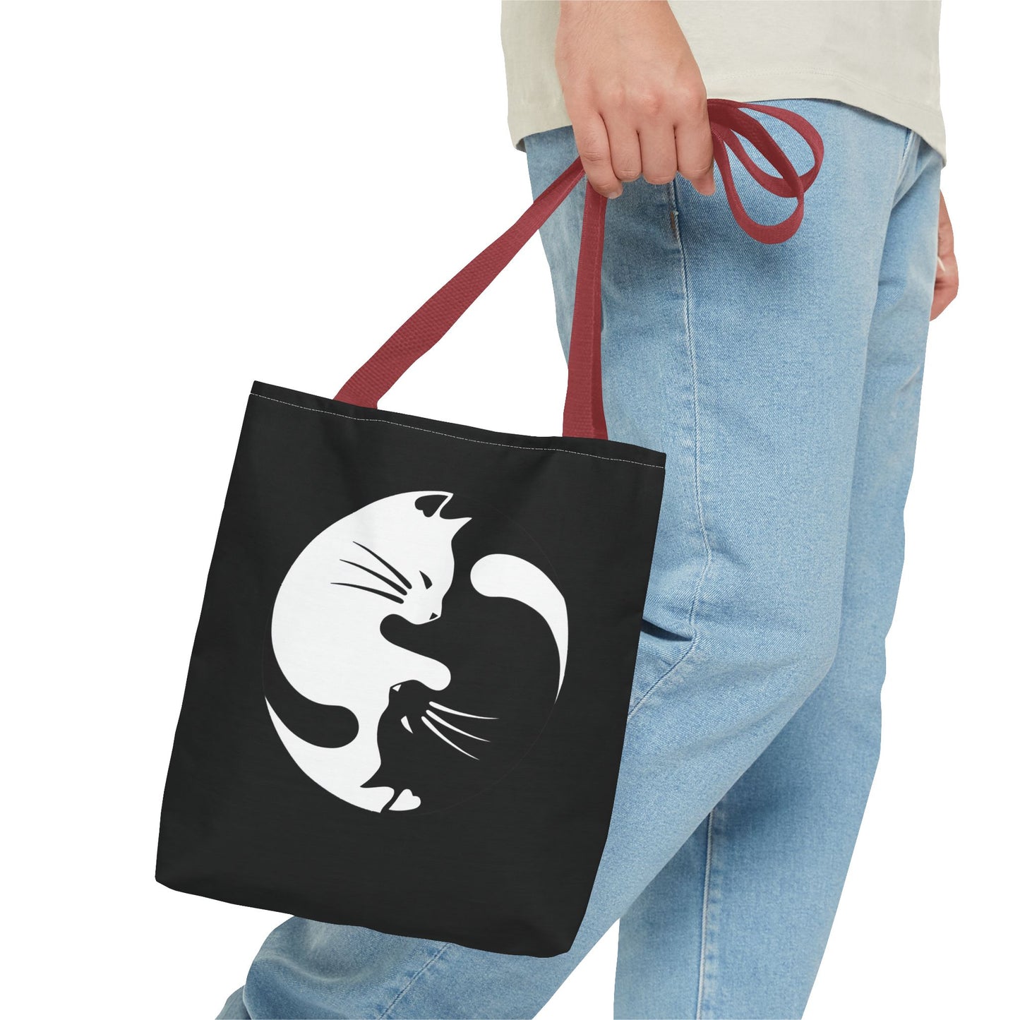 Yin Yang Kitties Tote Bag