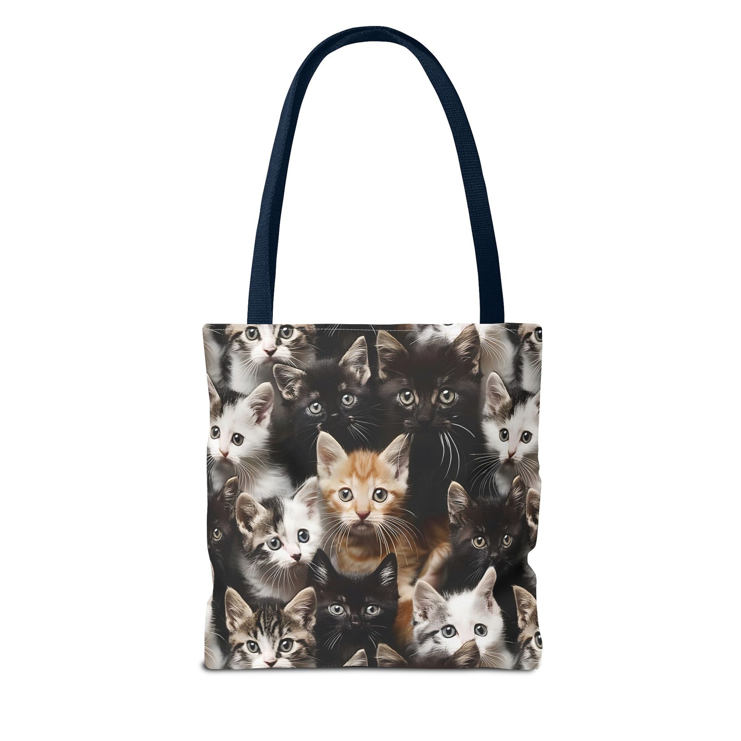 Cozy Kitten Crowd Tote Bag