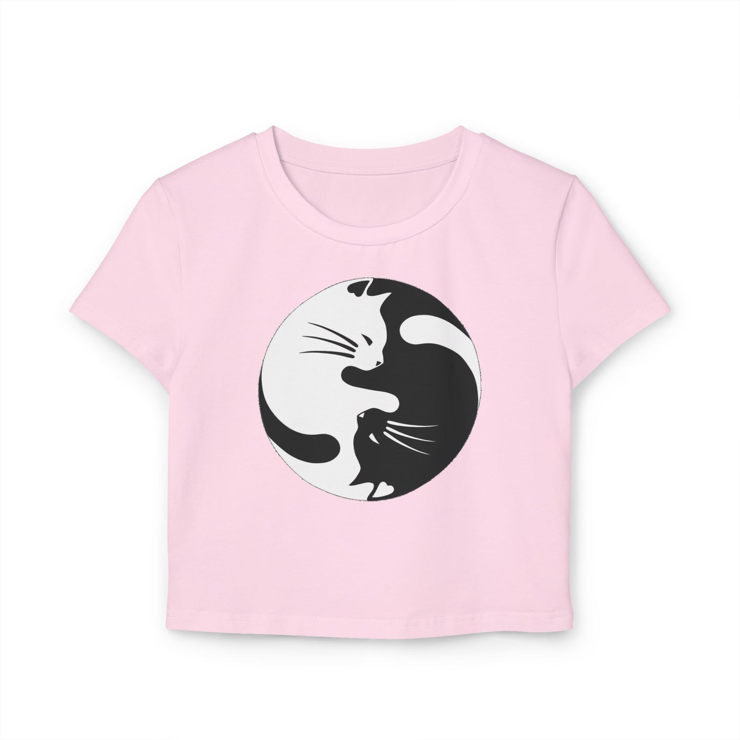 Yin Yang Kitties Women's Baby Tee