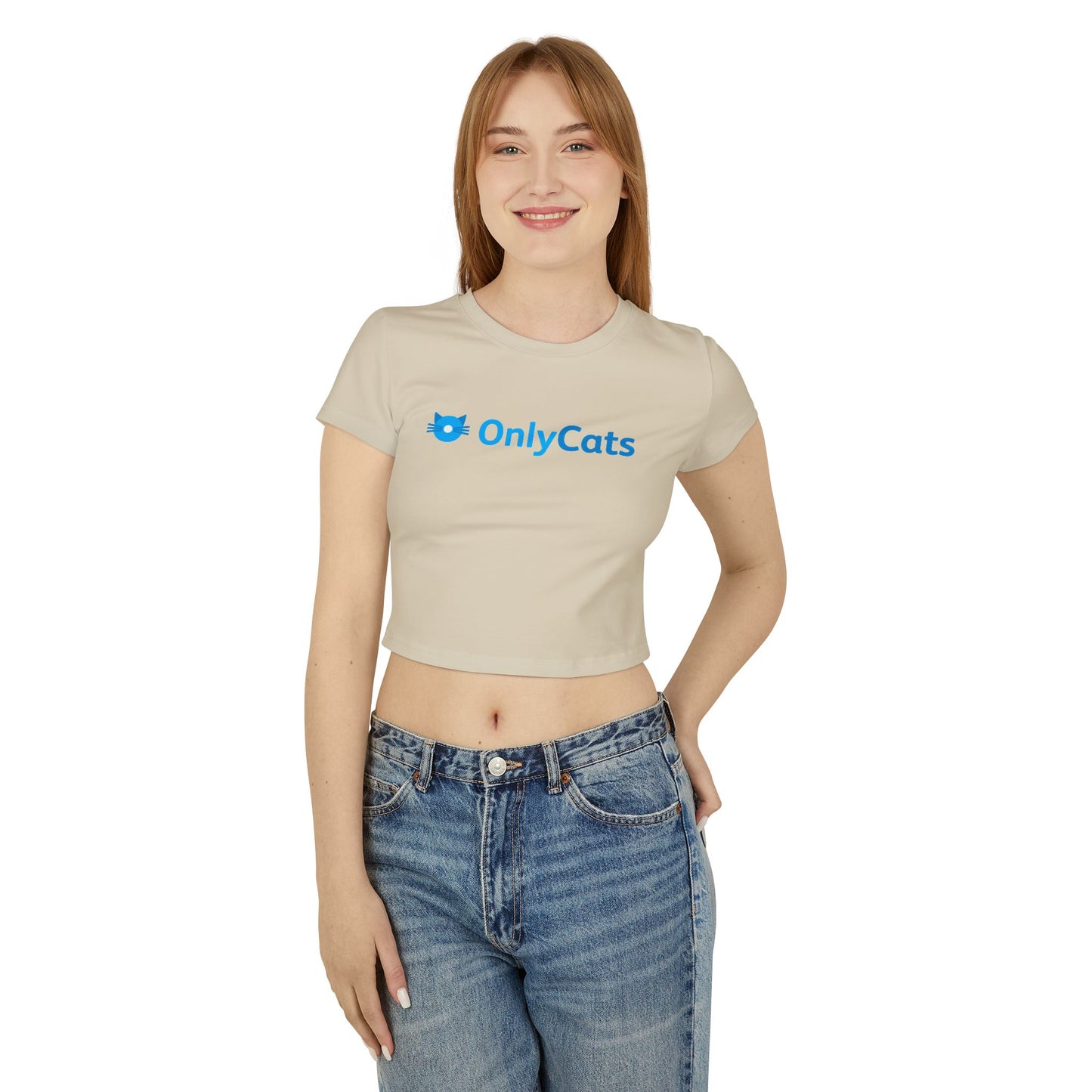 OnlyCats Cat Butt Women's Baby Tee