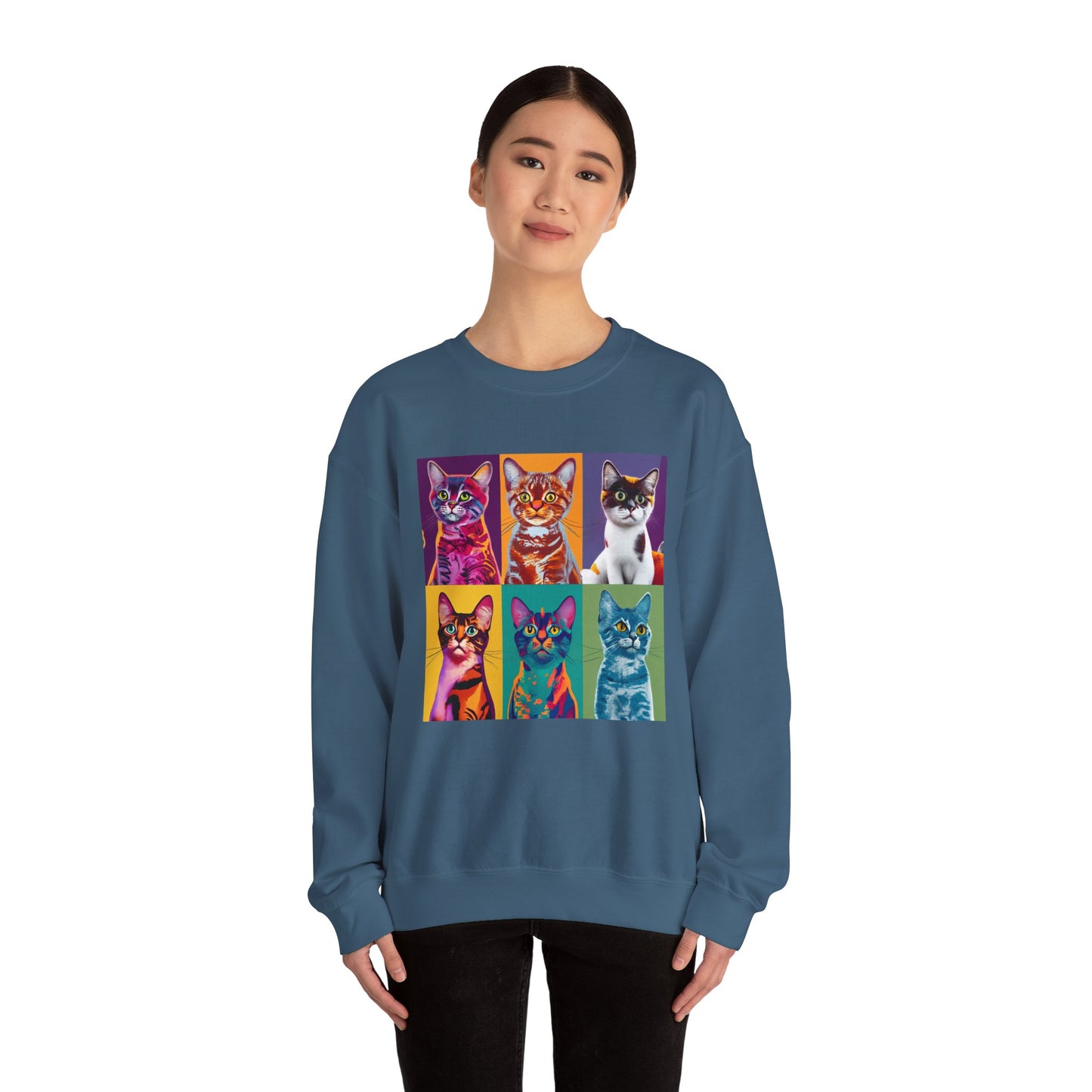 Catty Warhol Crewneck Sweatshirt