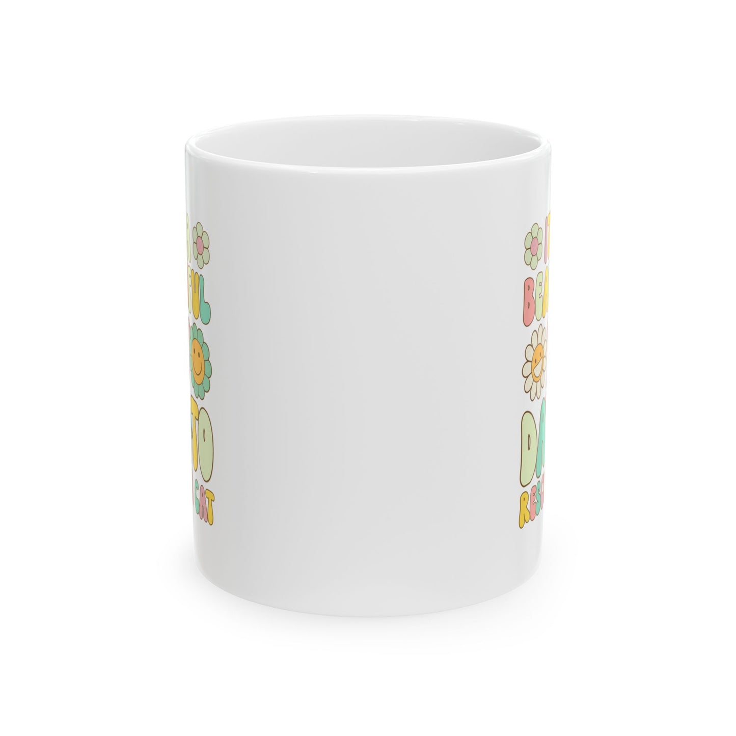 It’s a Beautiful Day to Rescue a Cat Coffee Mug