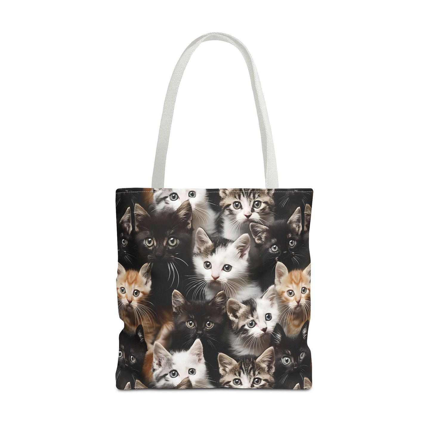 Cozy Kitten Crowd Tote Bag