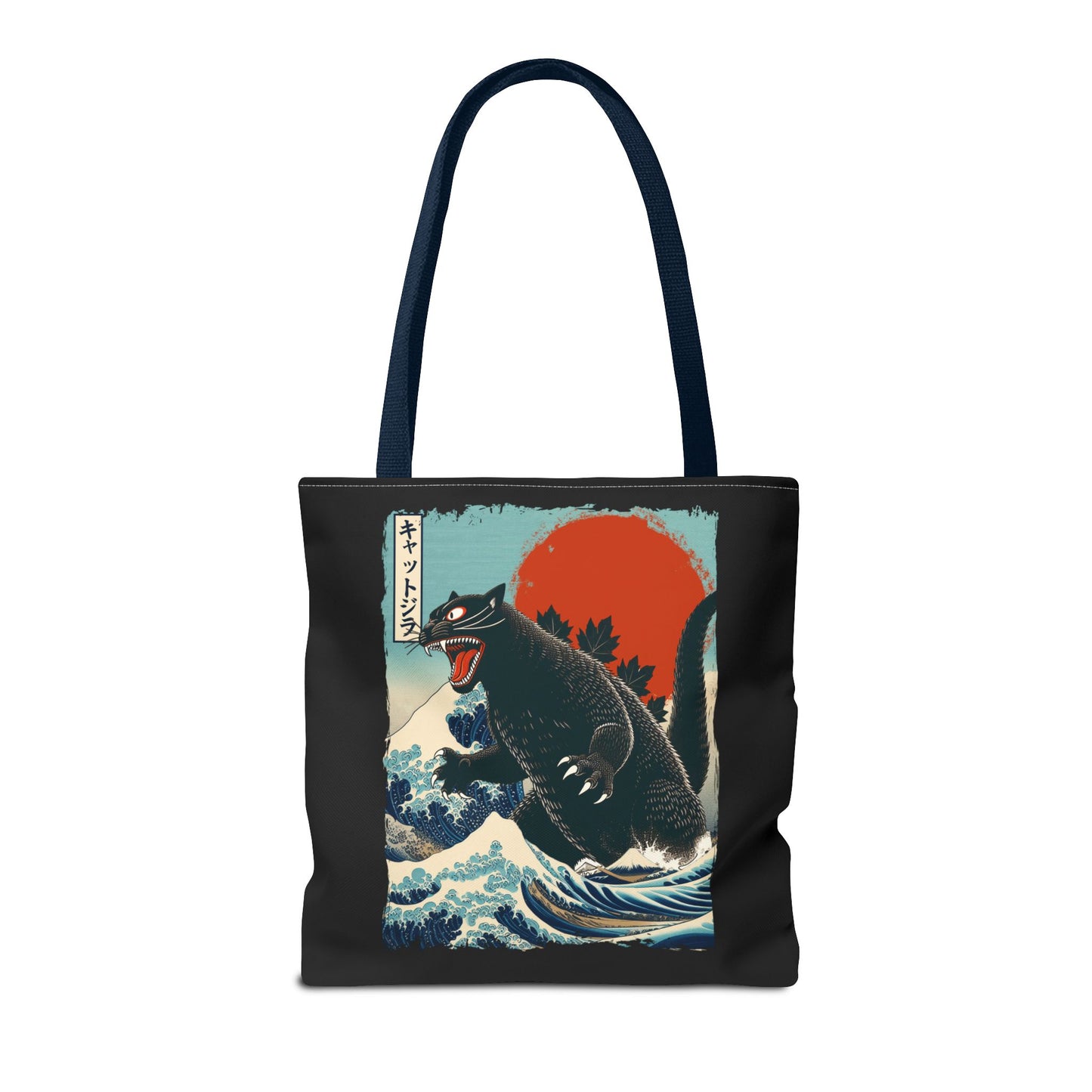 Catzilla Japanese Art Tote Bag