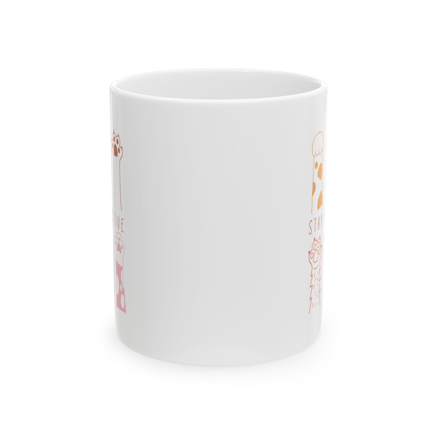 Stay Pawsitive Coffee Mug
