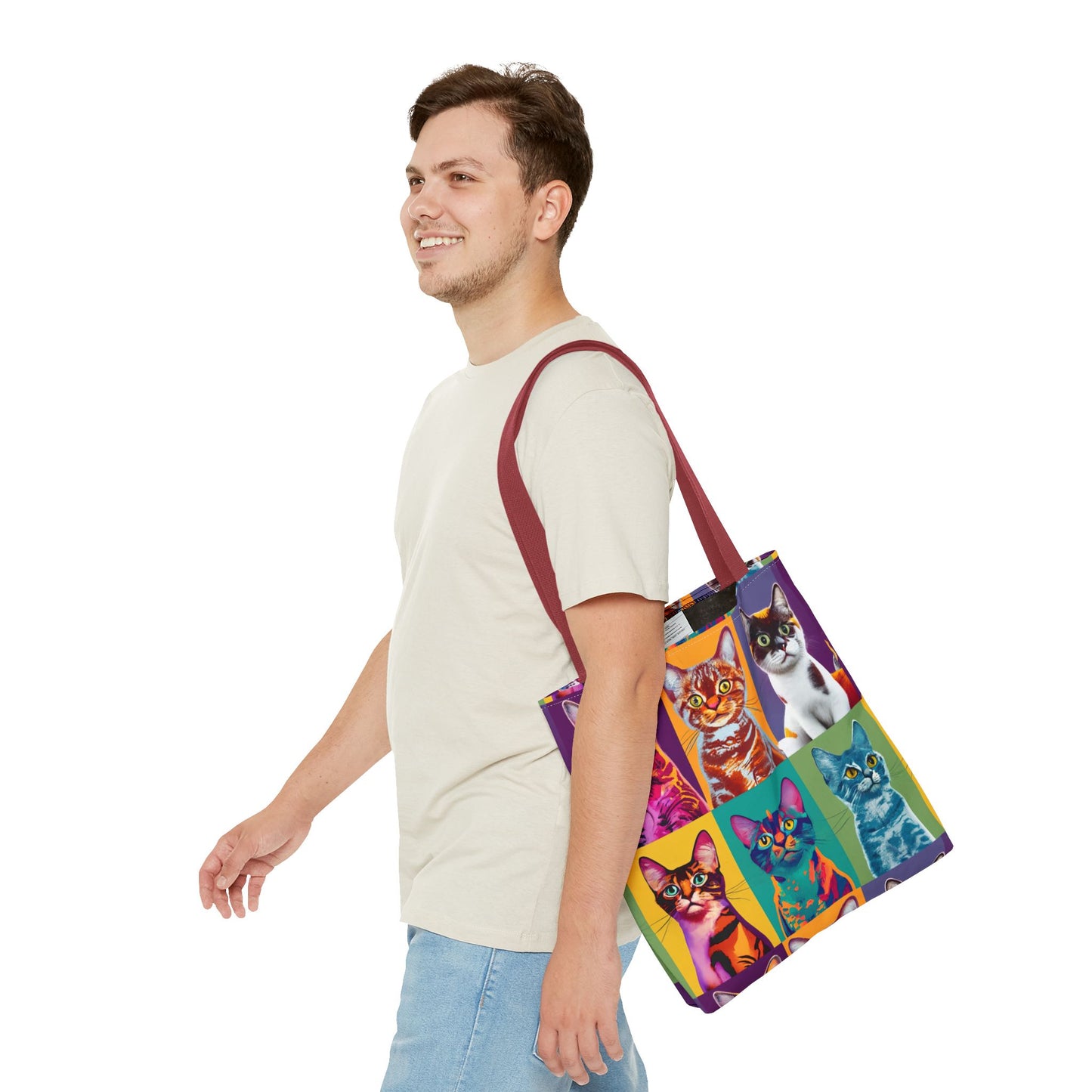 Catty Warhol Tote Bag