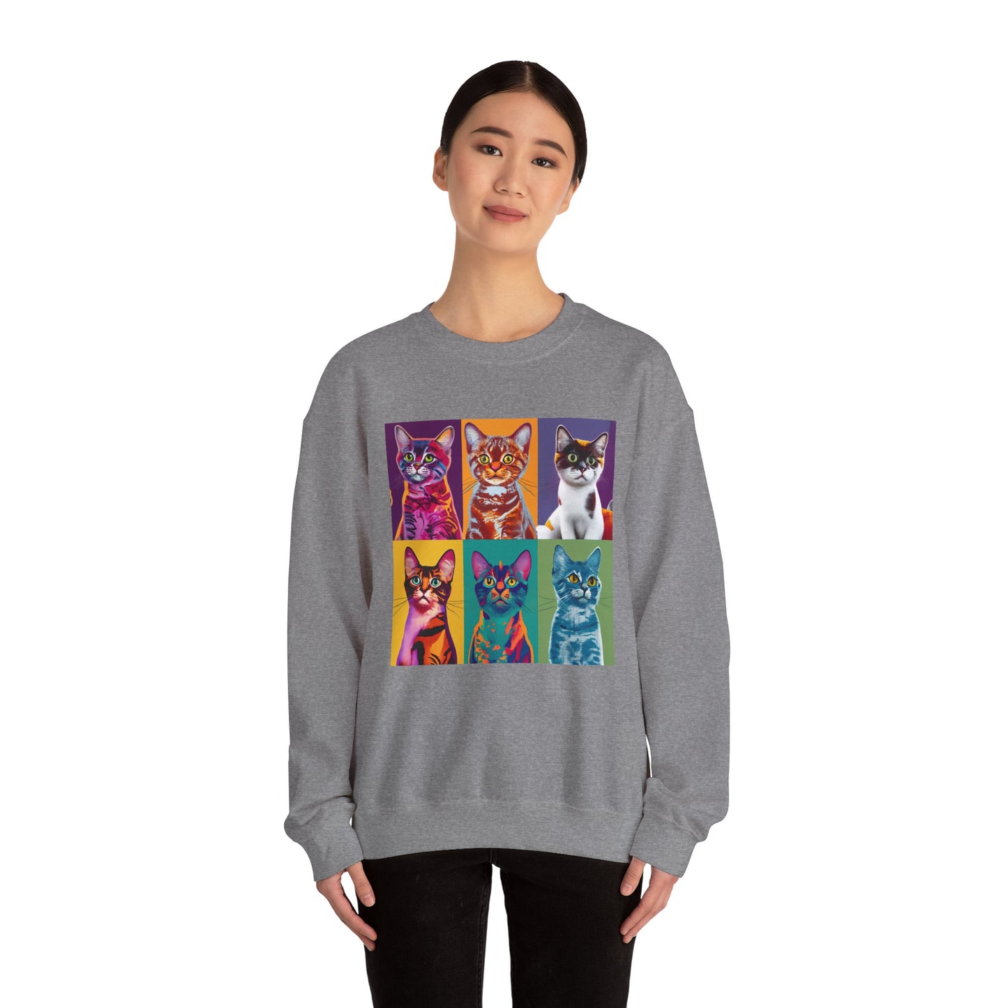 Catty Warhol Crewneck Sweatshirt