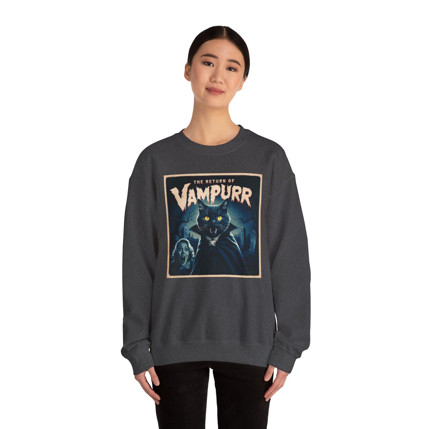 The Return Of Vampurr Movie Crewneck Sweatshirt