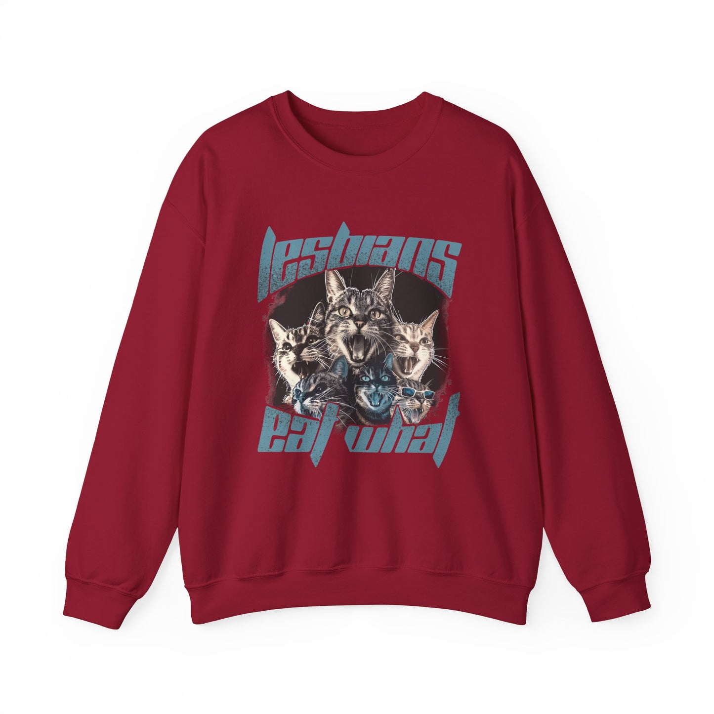 Lesbians Eat What?? Crewneck Sweatshirt