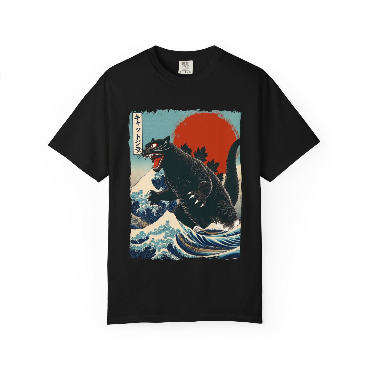 Catzilla Japanese Art T-Shirt