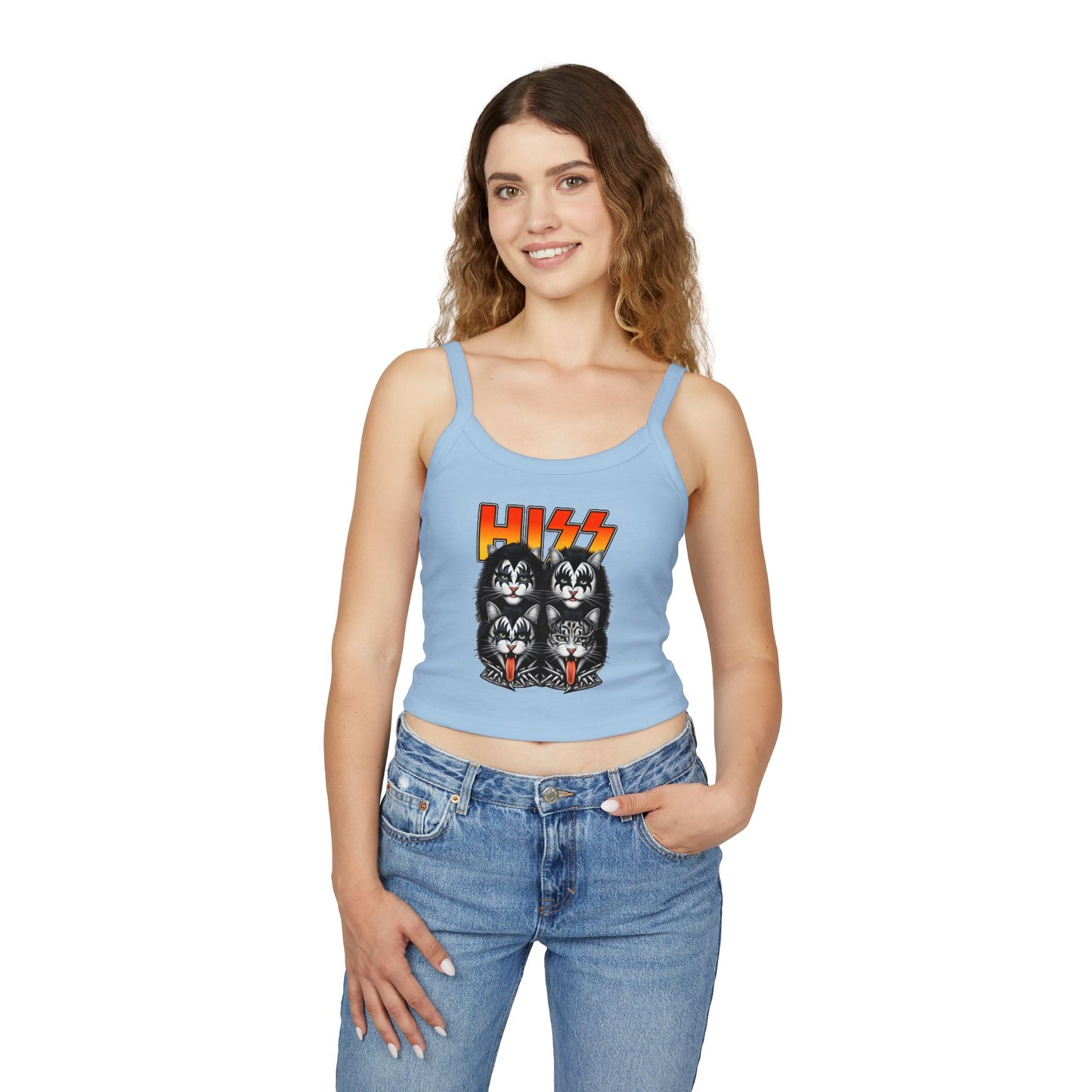 Hiss Band Women's Spaghetti Strap Tank Top