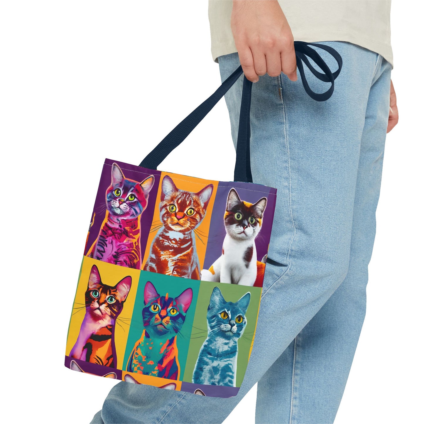 Catty Warhol Tote Bag