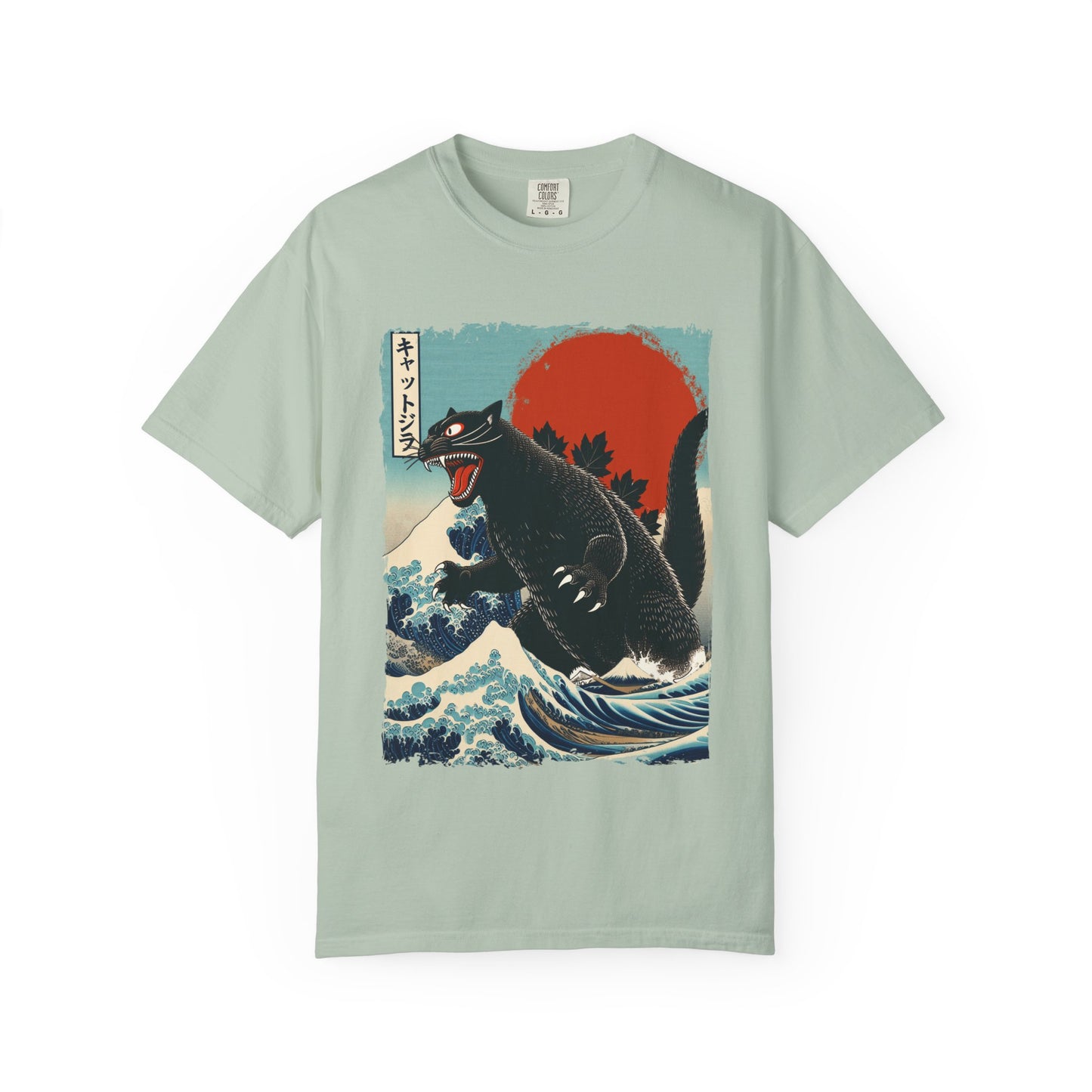 Catzilla Japanese Art T-Shirt