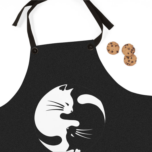 Yin Yang Kitties Apron