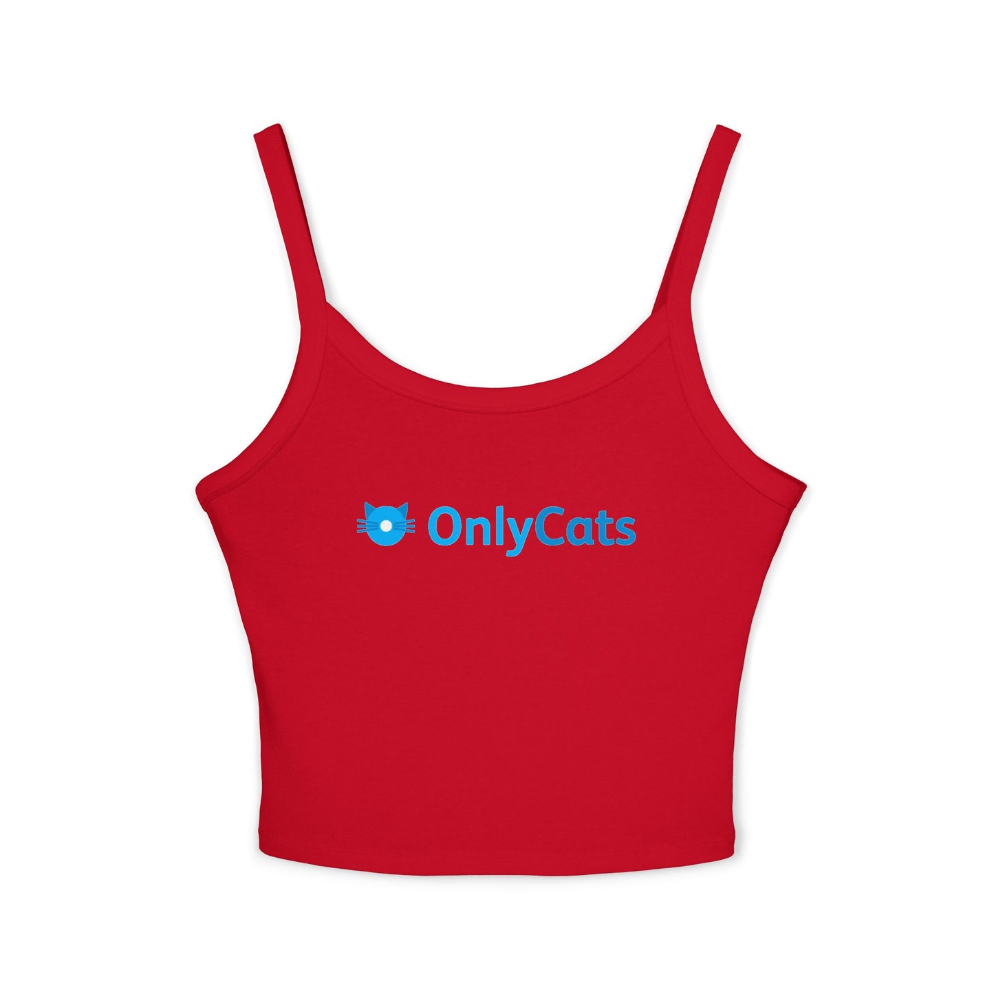 OnlyCats Cat Butt Women's Spaghetti Strap Tank Top