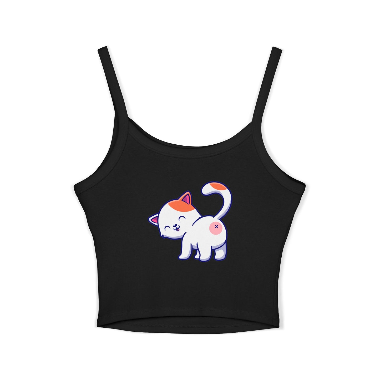 OnlyCats Cat Butt Women's Spaghetti Strap Tank Top