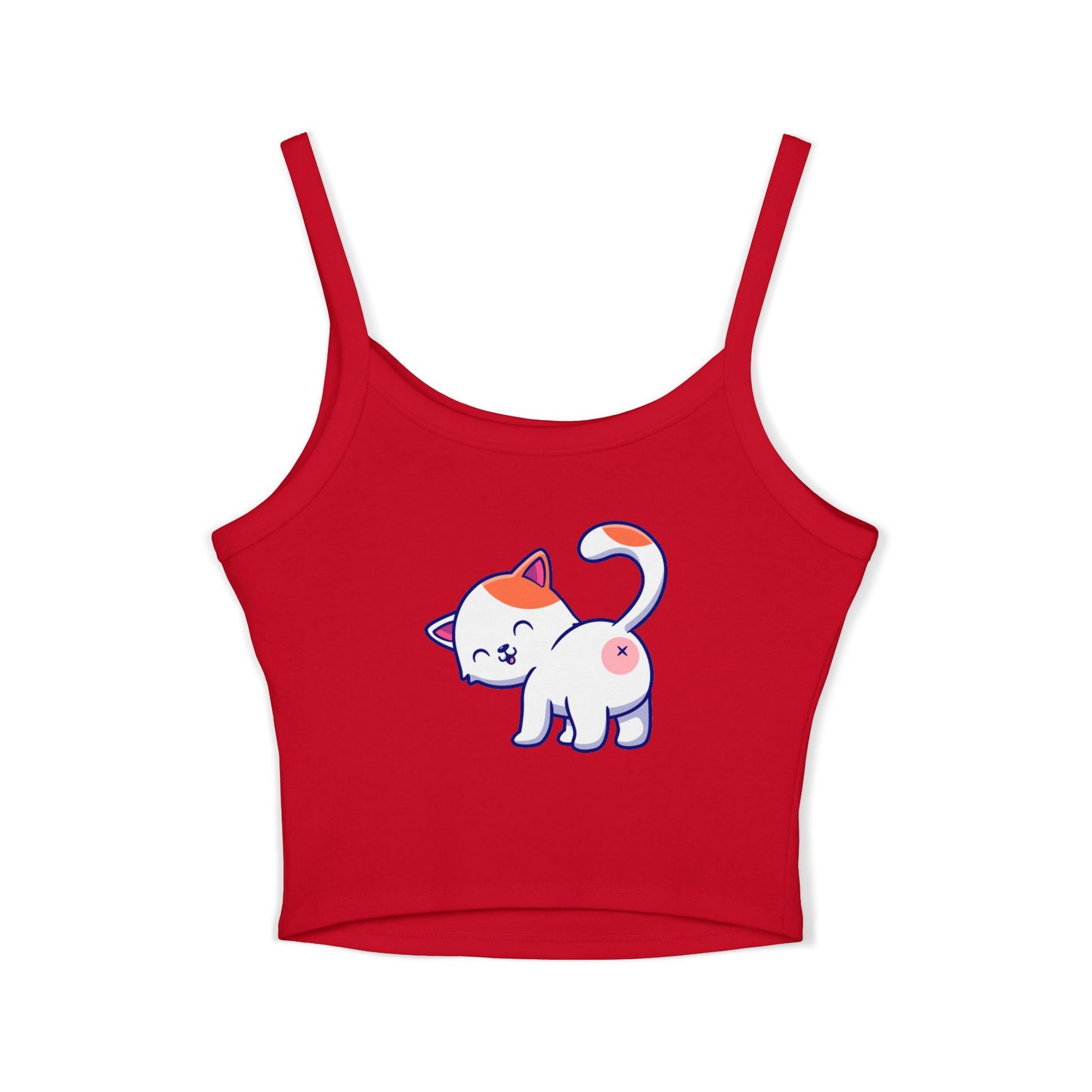 OnlyCats Cat Butt Women's Spaghetti Strap Tank Top