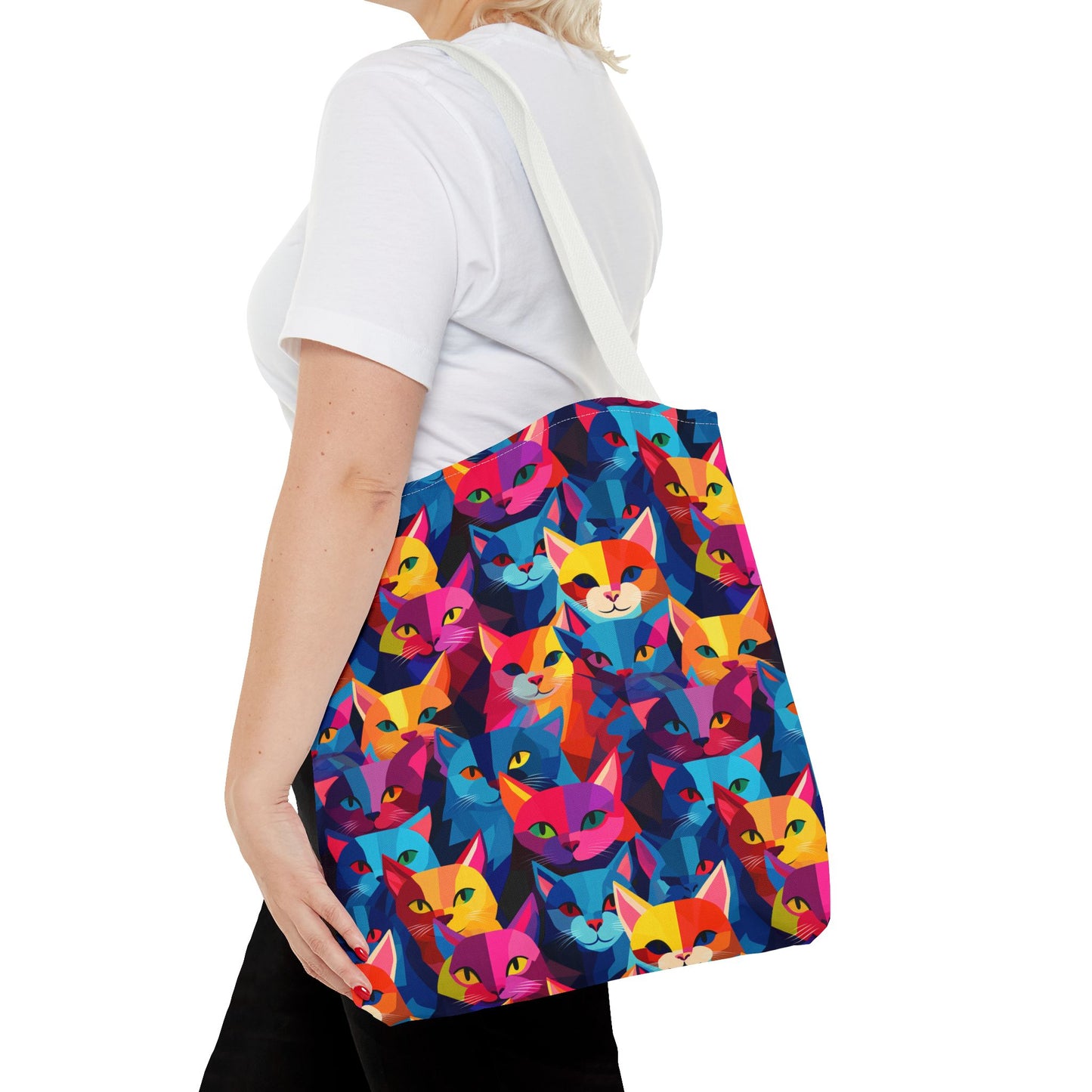 Prismatic Paws Tote Bag