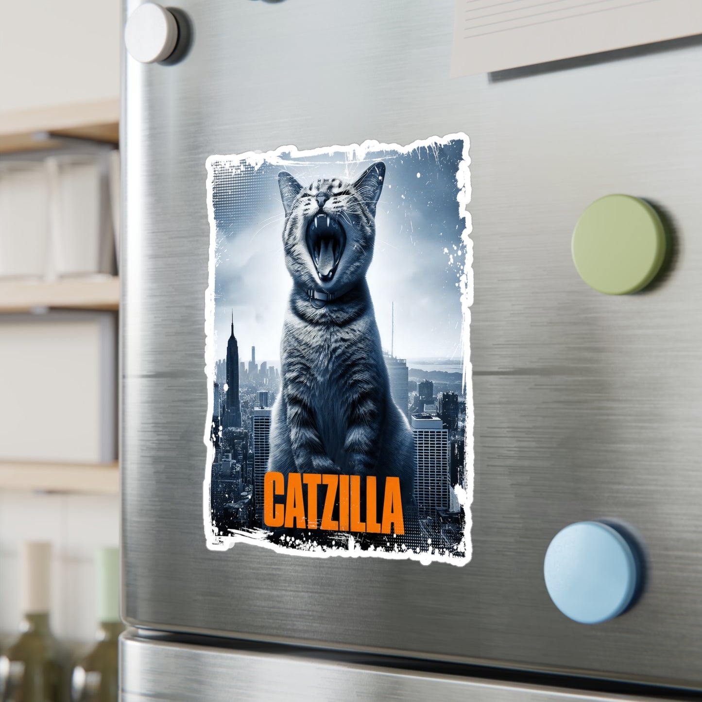 Catzilla Movie Vinyl Decal
