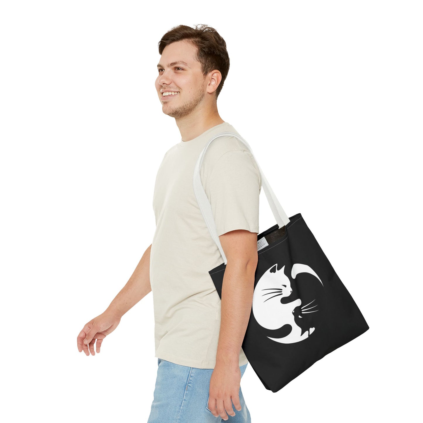 Yin Yang Kitties Tote Bag
