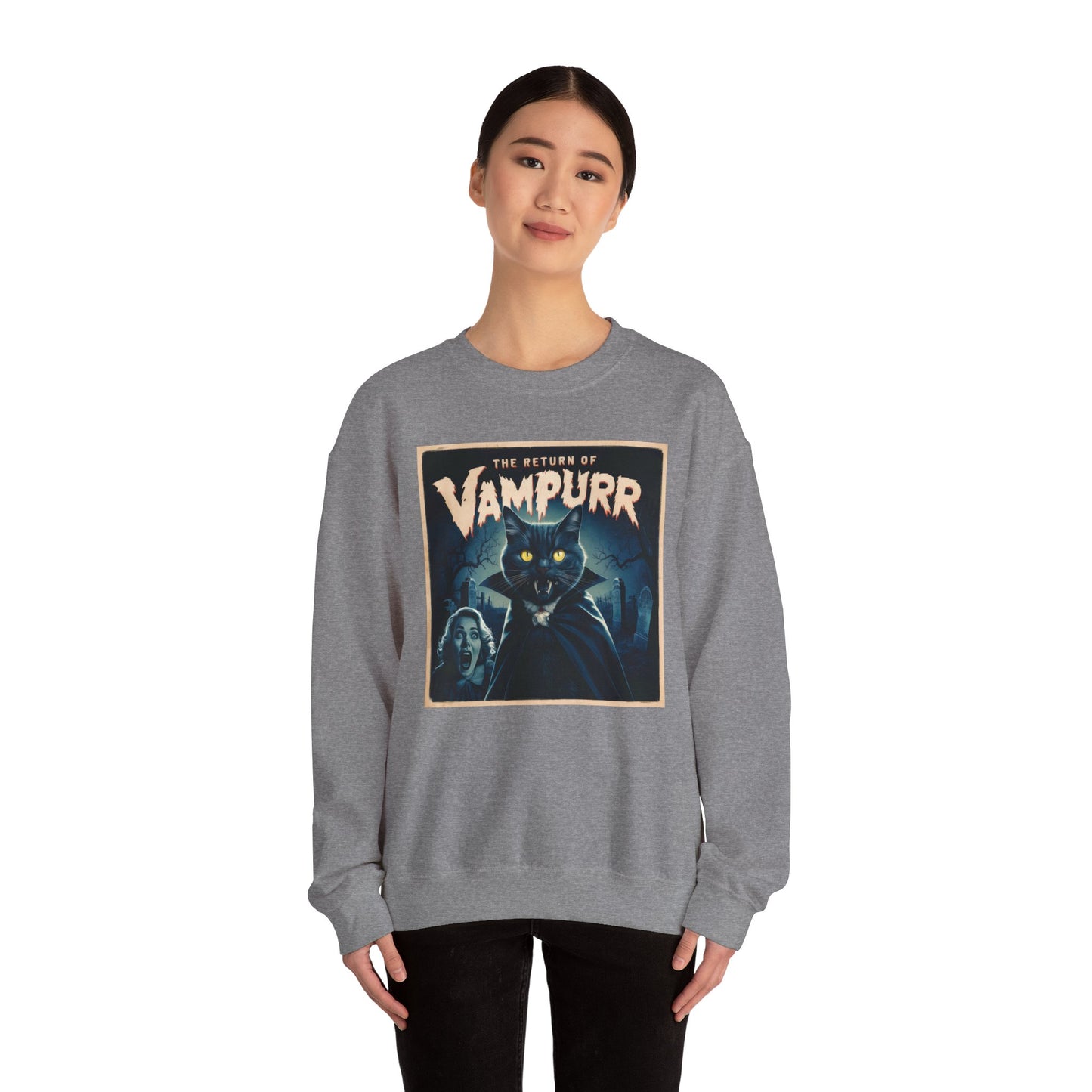 The Return Of Vampurr Movie Crewneck Sweatshirt