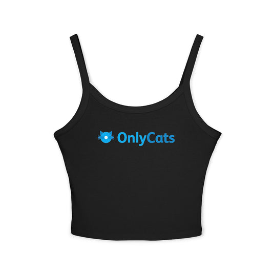 OnlyCats Cat Butt Women's Spaghetti Strap Tank Top