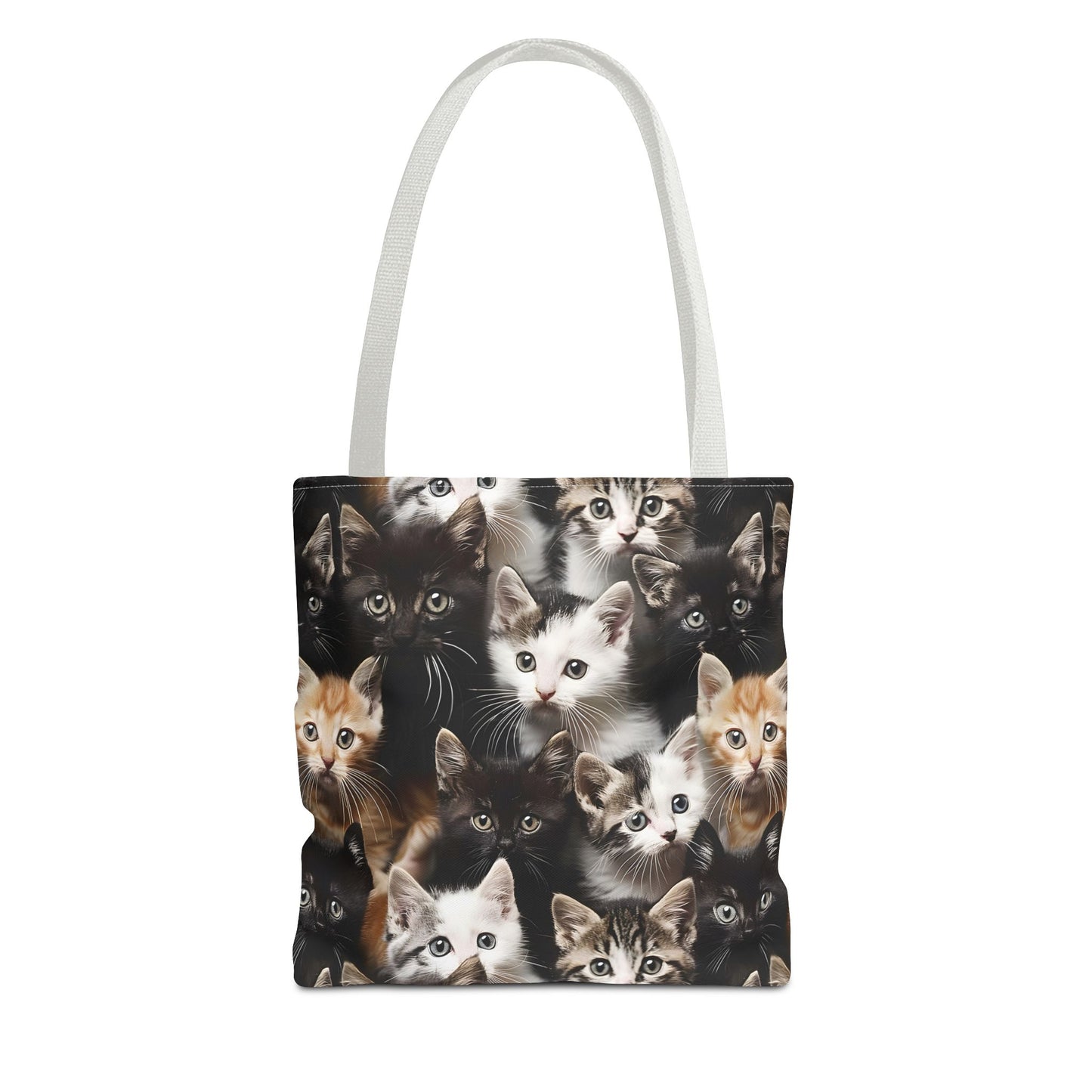 Cozy Kitten Crowd Tote Bag