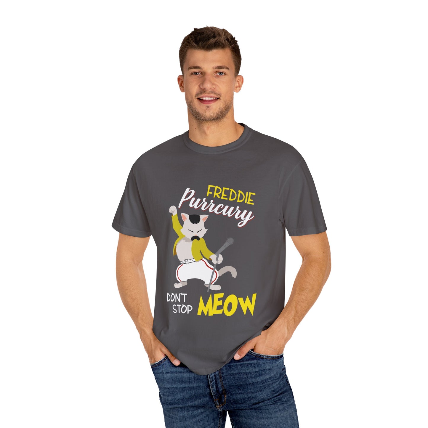 Freddie Purrcury Don’t Stop Meow T-Shirt