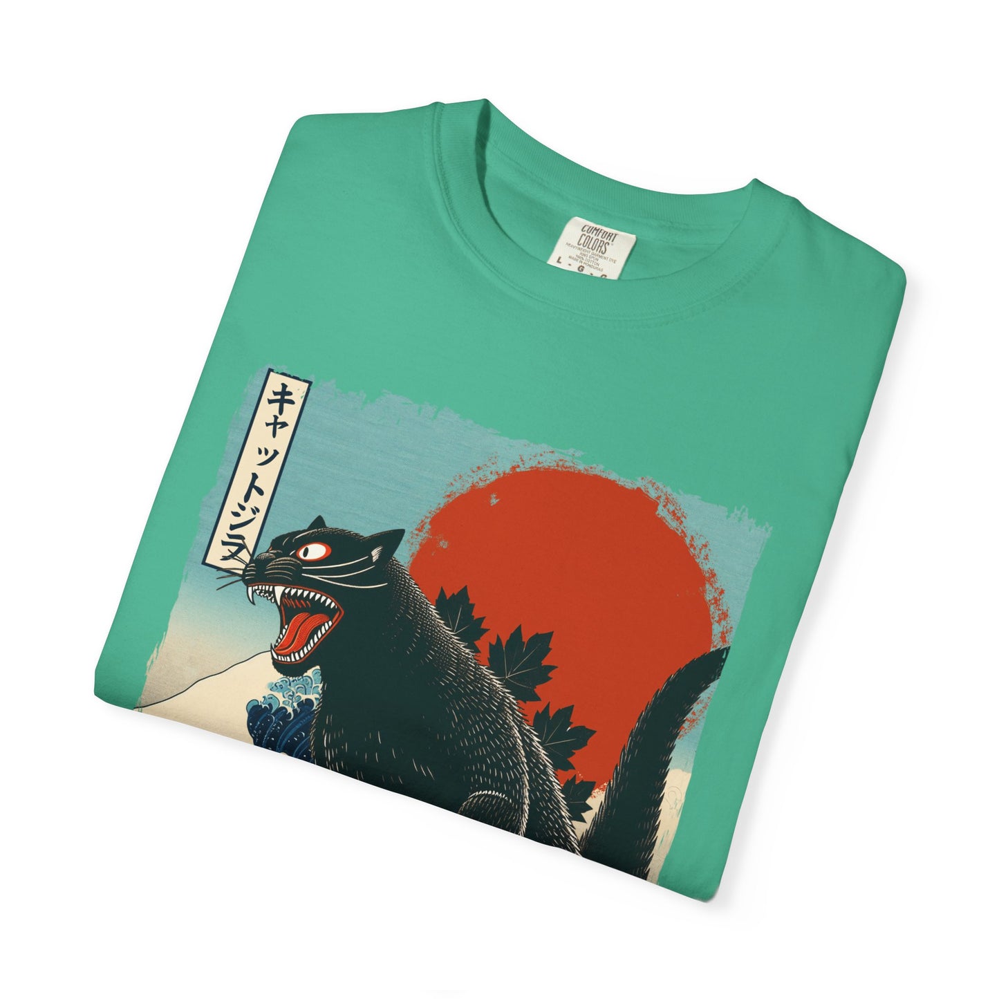 Catzilla Japanese Art T-Shirt